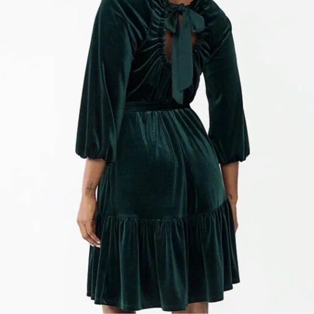 Draper James Velvet Bow Dress